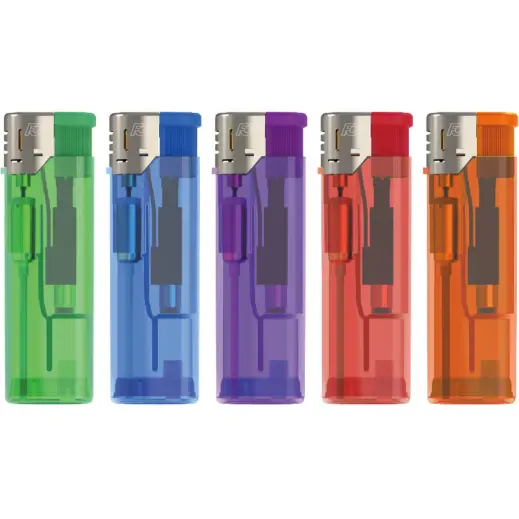 Windproof Turbo Flame Refillable Lighter Display