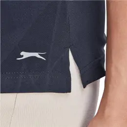 Ladies Motif Golf Shirt Close Up Logo