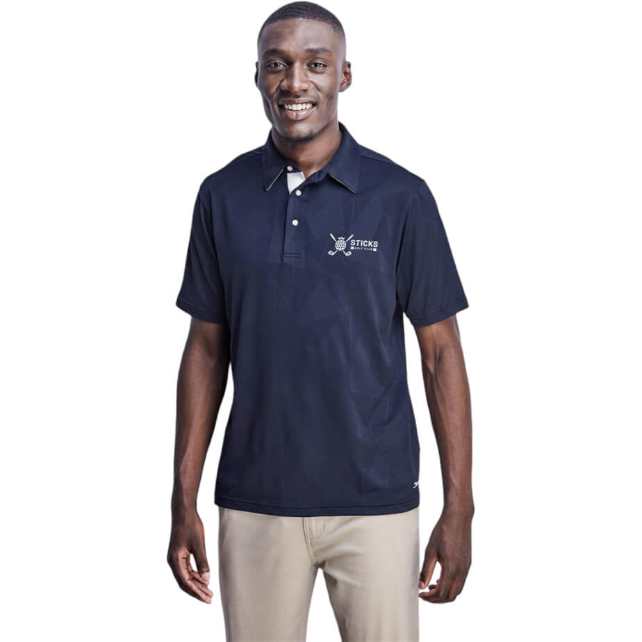 Mens Motif Golf Shirt Model