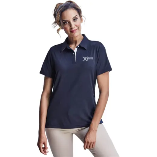 Ladies Motif Golf Shirt Model