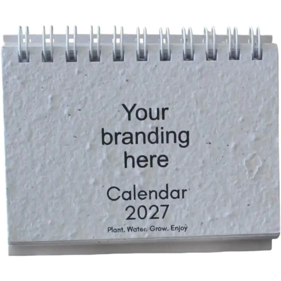 Plantable Paper Wiro Calendar - 202 Front