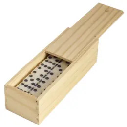 Double Six Domino Set Box Open