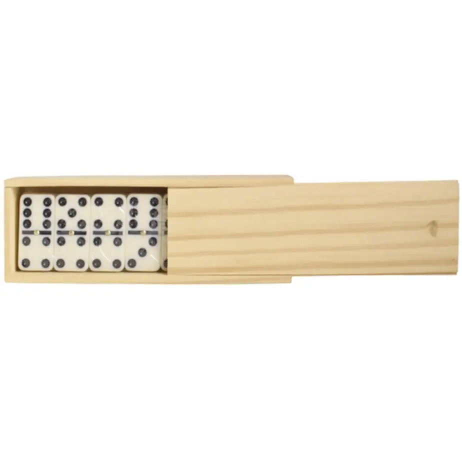 Double Six Domino Set Box Top