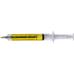 Syringe Design Ballpoint Pen Yellow