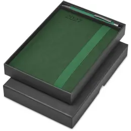 Altitude Advantage A5 2027 Diary & Omega Pen Set Dark Green Box