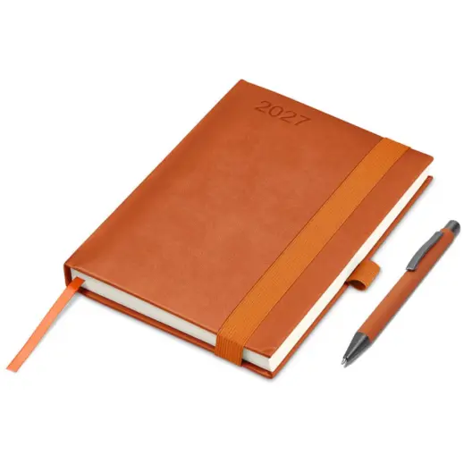 Altitude Advantage A5 2027 Diary & Omega Pen Set Orange
