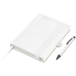 Altitude Advantage A5 2027 Diary & Omega Pen Set Solid White
