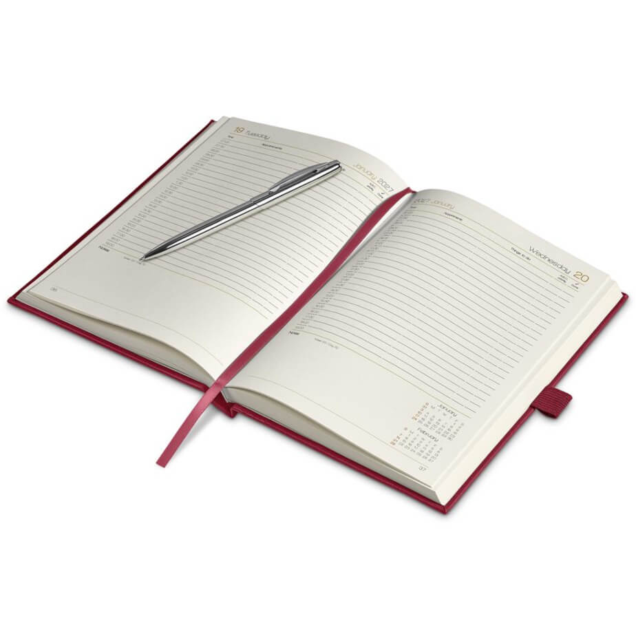 Altitude Advantage A5 2027 Diary & Cypher Pen Set Open Page A Day