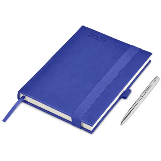 Altitude Advantage A5 2027 Diary & Cypher Pen Set Blue