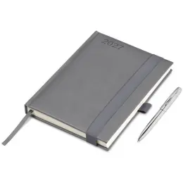 Altitude Advantage A5 2027 Diary & Cypher Pen Set Grey