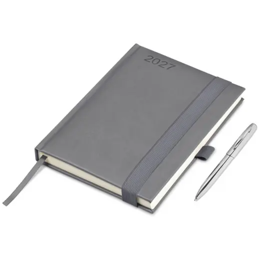 Altitude Advantage A5 2027 Diary & Cypher Pen Set Grey