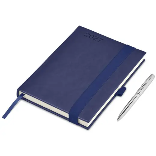 Altitude Advantage A5 2027 Diary & Cypher Pen Set Navy