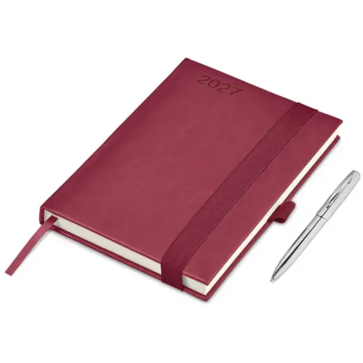 Altitude Advantage A5 2027 Diary & Cypher Pen Set Red