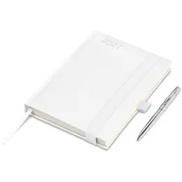 Altitude Advantage A5 2027 Diary & Cypher Pen Set Solid White