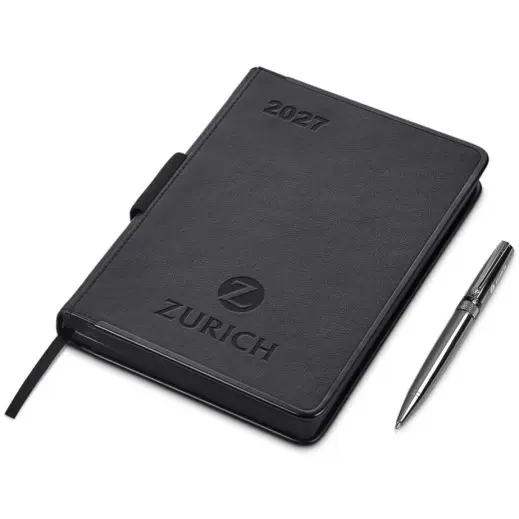 Alex Varga Egality A5 2027 Diary & Pen Set Branded