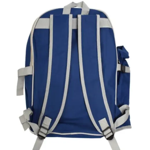 4-Person Picnic Backpack and Blanket Bag Back