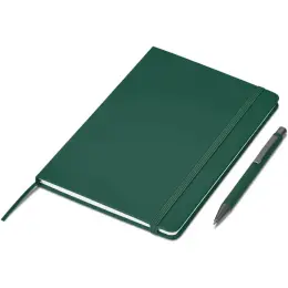Hibiscus Notebook & Pen Set Dark Green