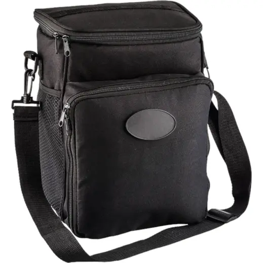 2 Person Picnic Set and Cooler Black Front