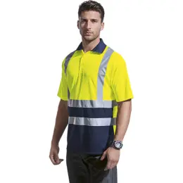 Mens Aviator Golf Shirt Model Image