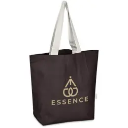 Kooshty Cobbler Cotton Tote Brown Branded Image