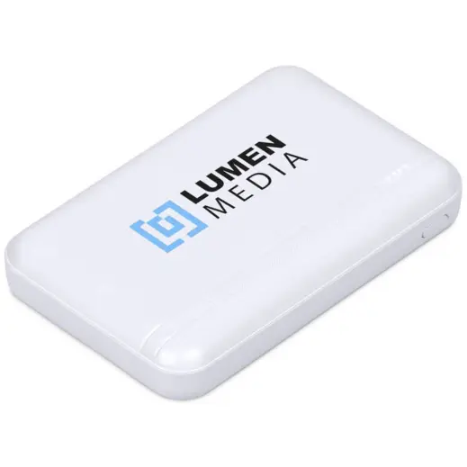 Altitude Core Power Bank Solid White Branded