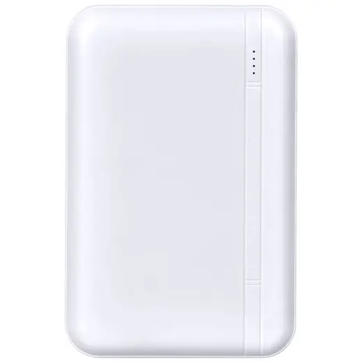 Altitude Core Power Bank Solid White Close Up