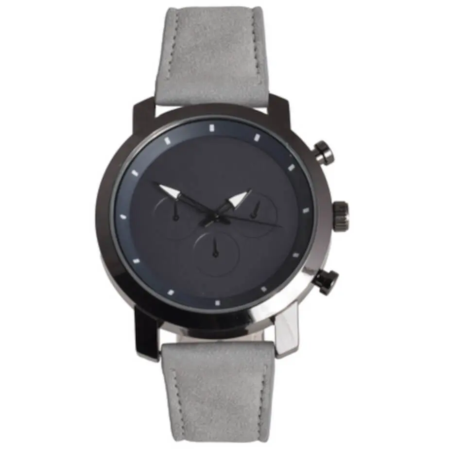 Mens Amid Suede Watch Front