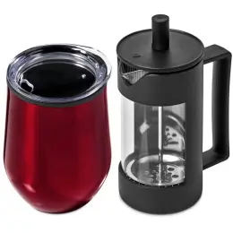 Serendipio Madison Coffee Set Red Unbranded