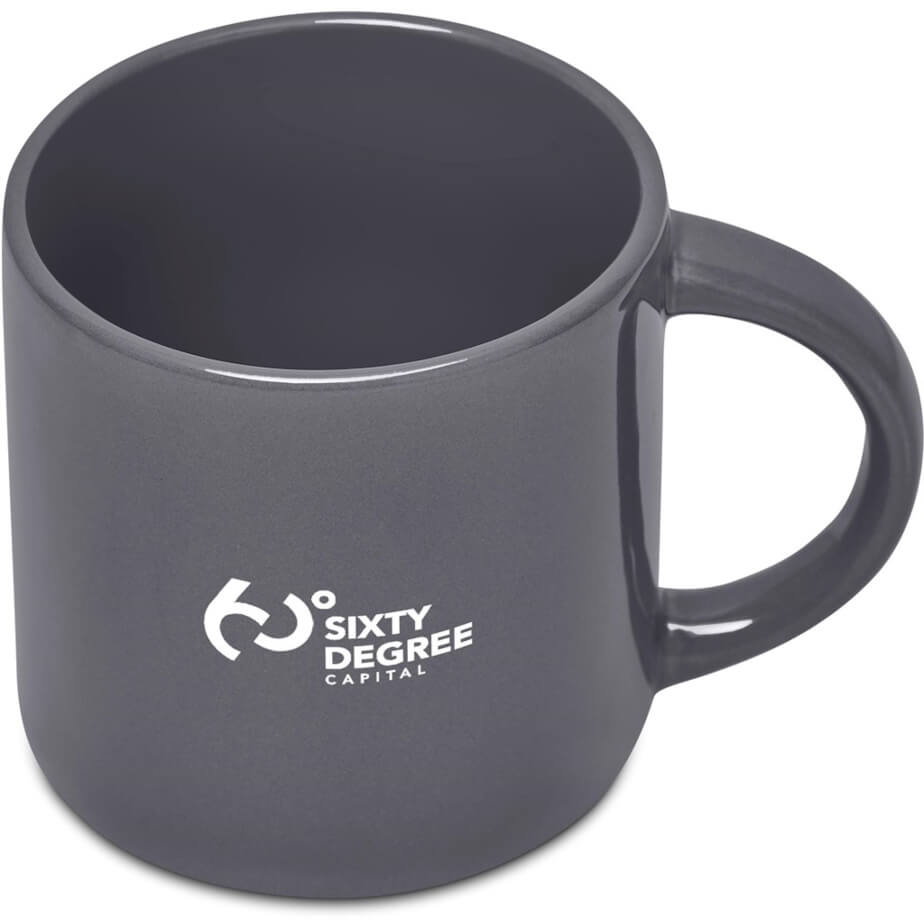 Altitude Vida Ceramic Coffee Mug Grey Branded