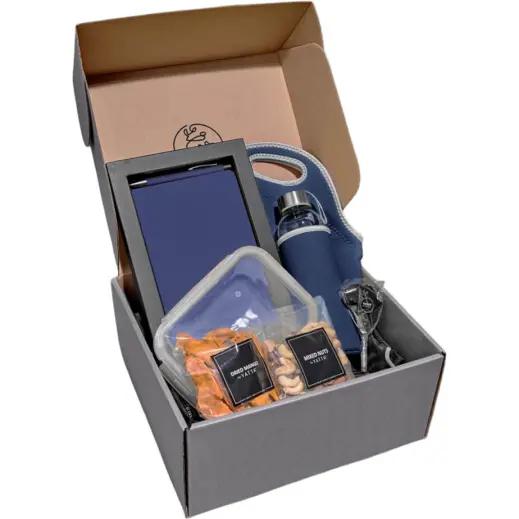 Yatta Funky Fusion Hamper Navy Gift Box Open