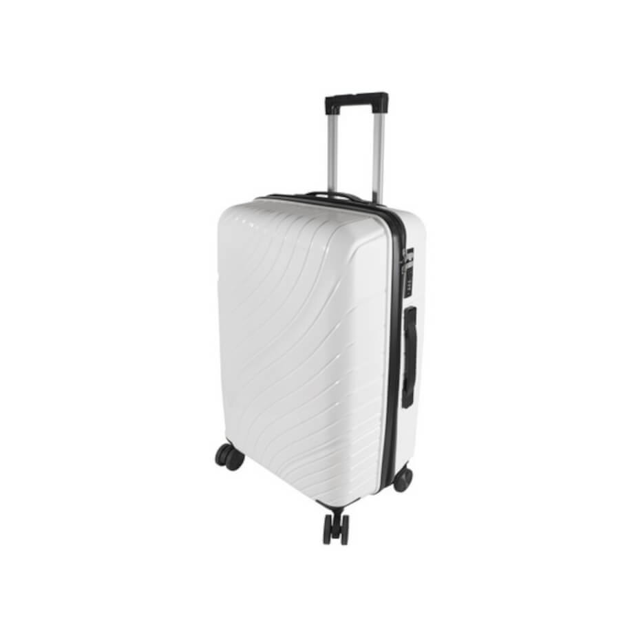 White Jetsetter Luggage Bag - 28 inch
