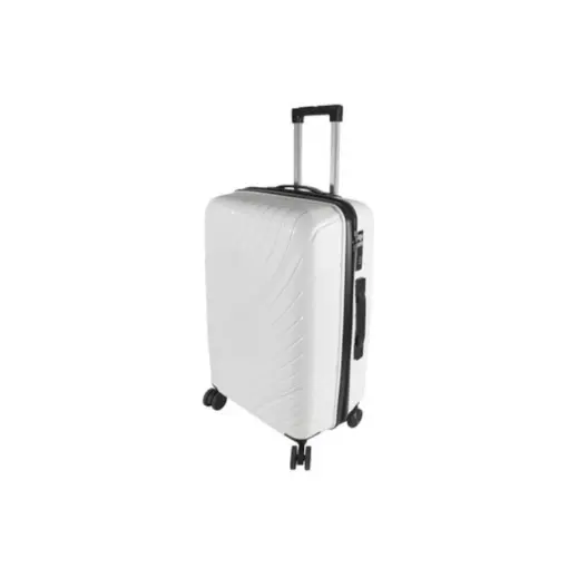 White Jetsetter Luggage Bag - 24 inch