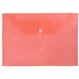 PVC Document Envelope Peach Front