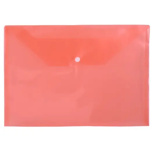 PVC Document Envelope Peach Front