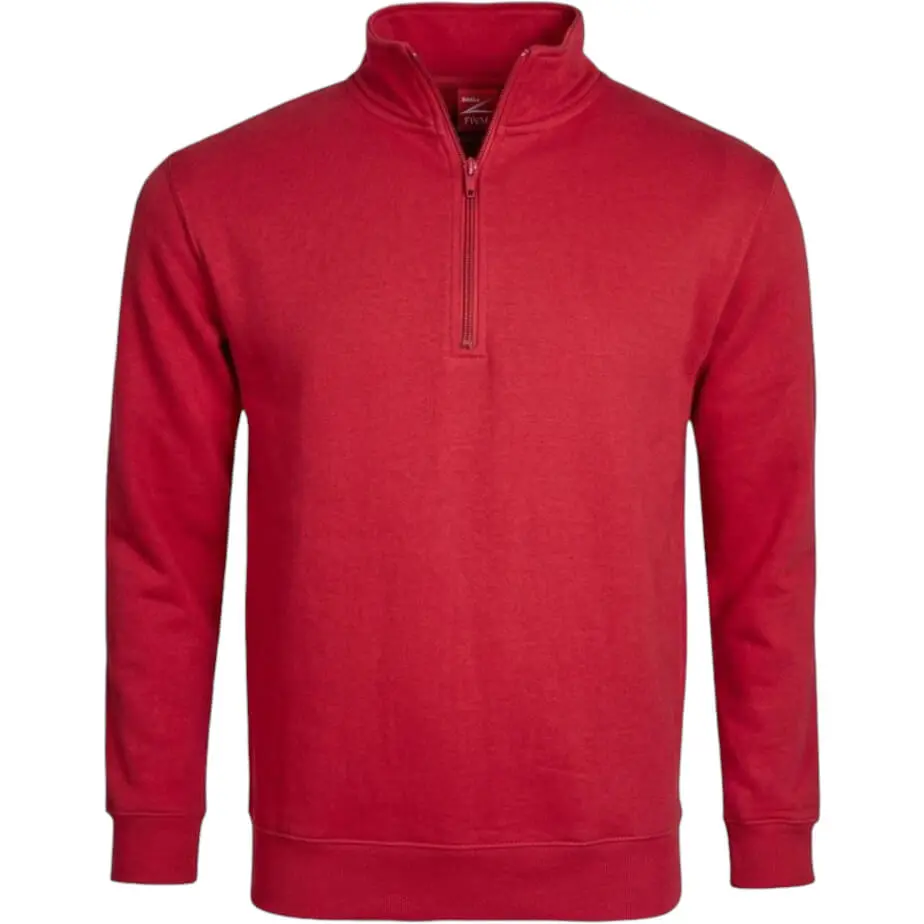 FWRD Quarter Zip Sweater Red