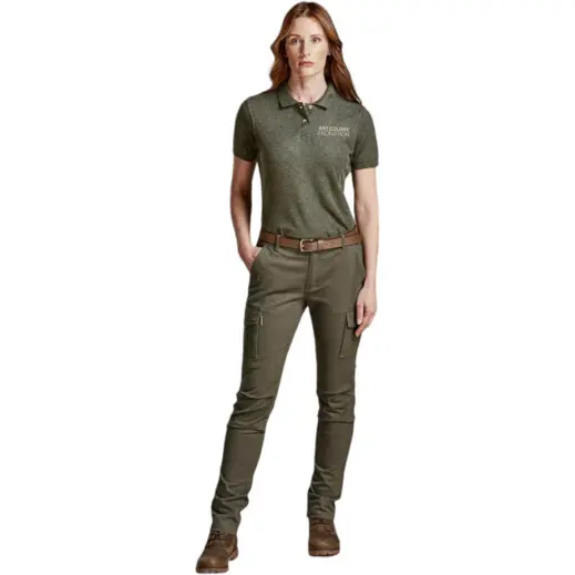 Ladies Mandara Twill Pants Model