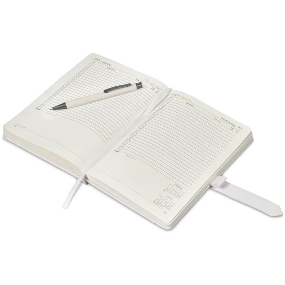 Altitude Enterprise A5 2027 Diary & Omega Pen Set Open Page A Day