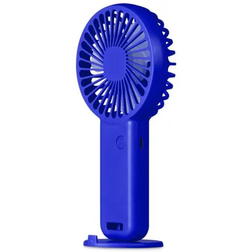 Altitude Celestia Rechargeable Handheld Mini Fan Blue Display