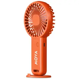 Altitude Celestia Rechargeable Handheld Mini USB Fan Orange Branded Image