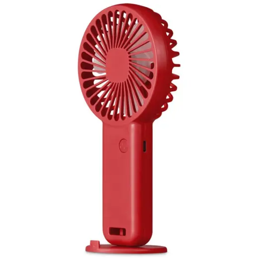Altitude Celestia Rechargeable Handheld Mini USB Fan Red Display