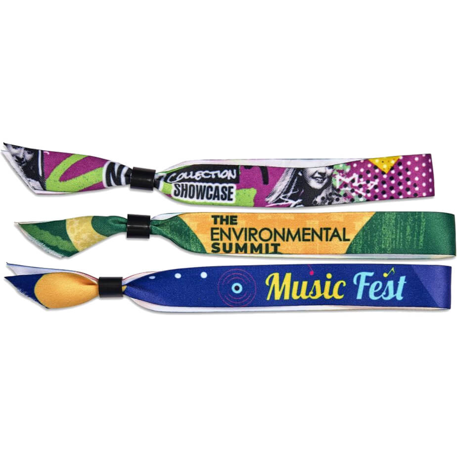 Altitude Events Sublimation Satin Wristband Branded Display