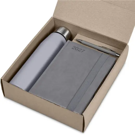 Altitude Holism 2027 Diary Gift Set Grey Gift Box Open
