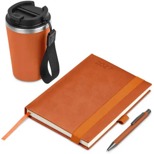 Altitude Echoism 2027 Diary Gift Set Orange