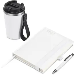 Altitude Echoism 2027 Diary Gift Set Solid White