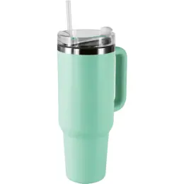1.2L Double Walled Travel Mug with Straw image