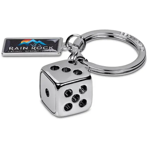 Serendipio Dice Charmed Keyholder Branded
