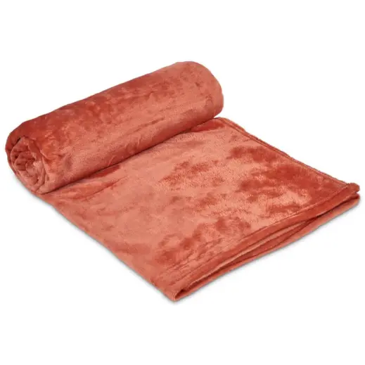 Serendipio Huron Fleece Blanket Burnt Orange