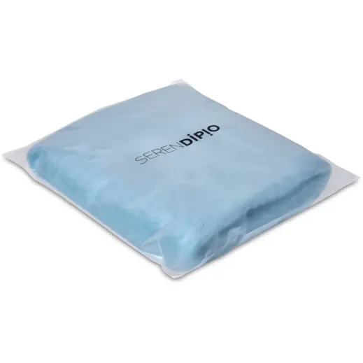 Serendipio Huron Fleece Blanket Light Blue Bag