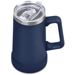 Urban Terrain Oribi Stainless Steel Vacuum Mug Navy Closed