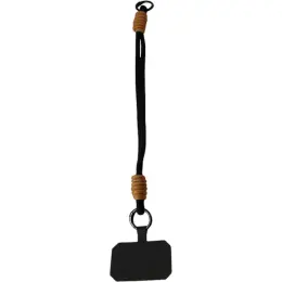 Cellphone Double Rope Wrist Lanyard Black